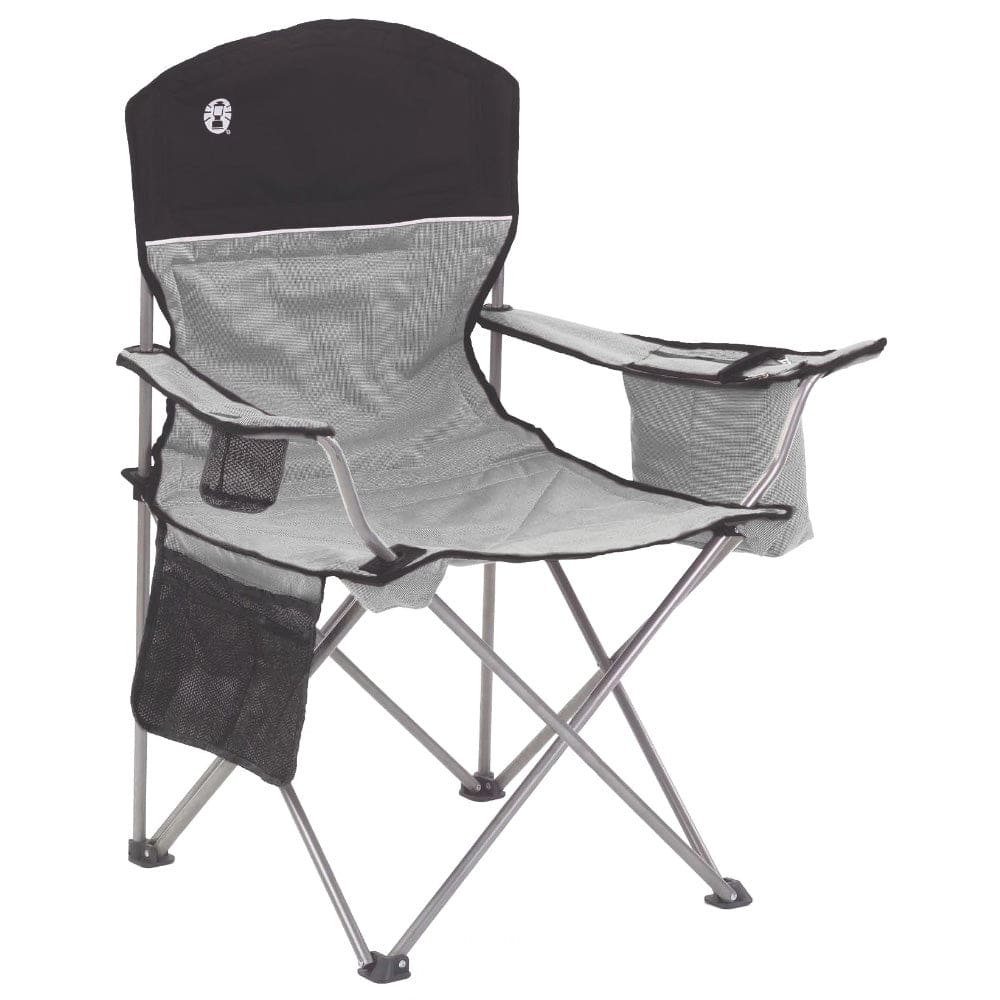 Coleman Cooler Quad Chair - Grey & Black - Outdoor | Camping,Camping | Furniture - Coleman
