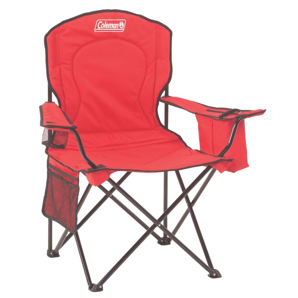 Coleman Cooler Quad Chair - Red - Outdoor | Camping,Camping | Furniture - Coleman