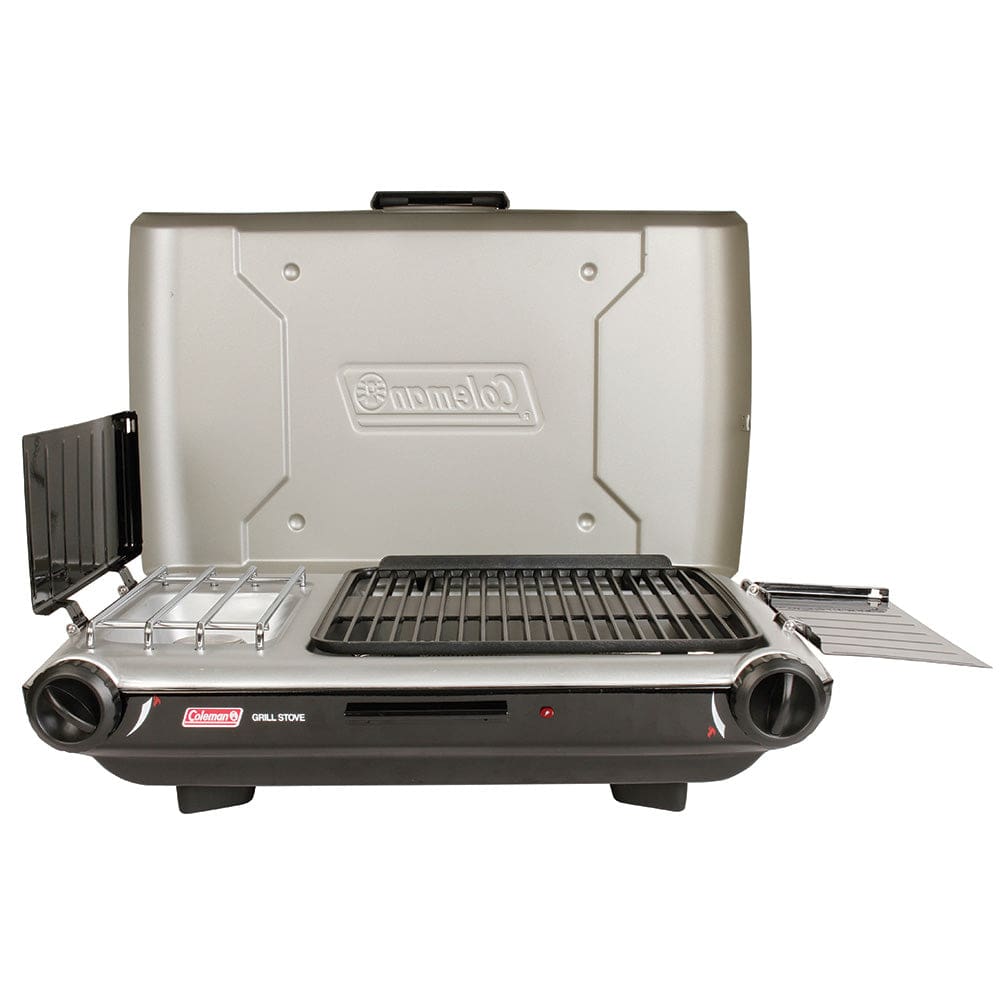Coleman Deluxe Tabletop Propane 2-in-1 Grill/ Stove - 2 Burner - Camping | Grills - Coleman