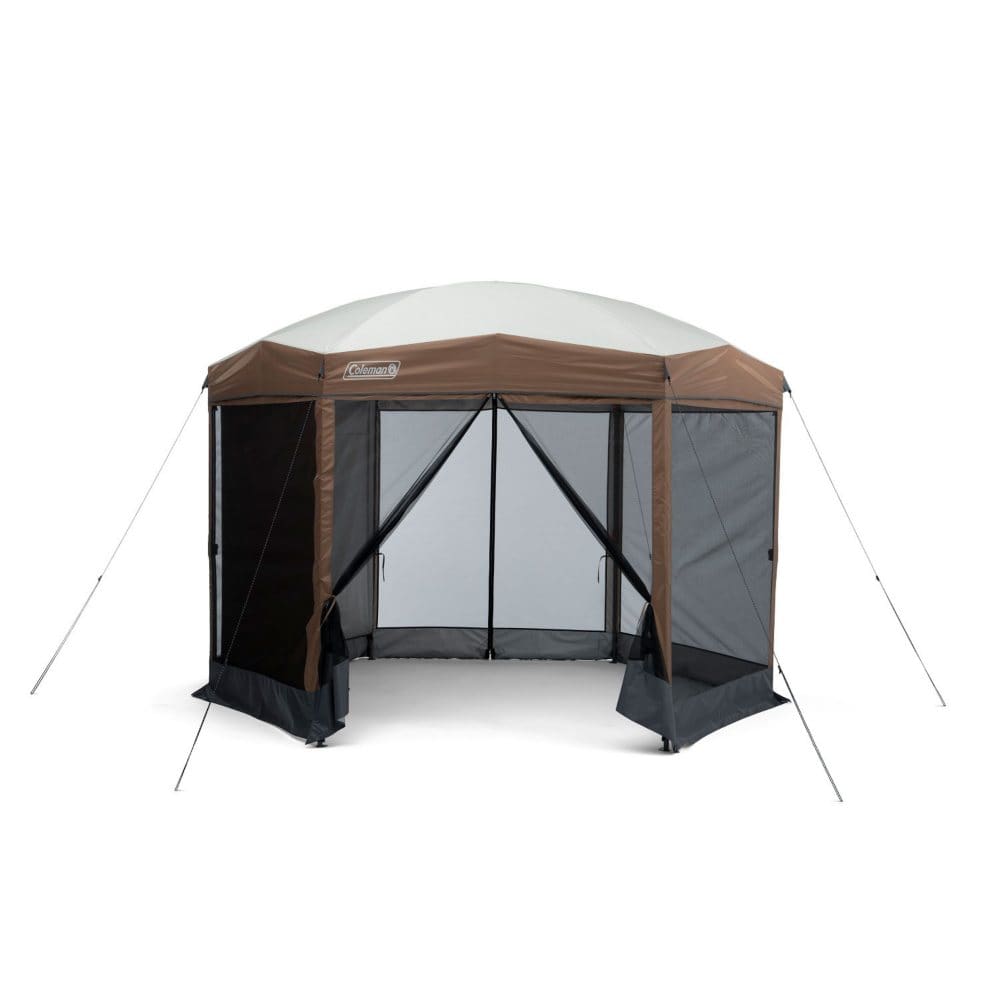 Coleman Instant 12’ x 10’ Backhome Screenhouse with Sidewall - Camping Equipment - Coleman
