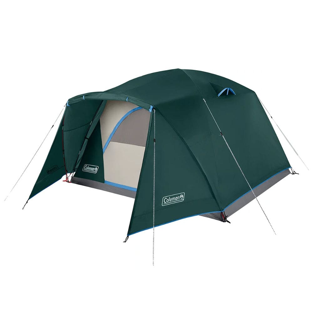 Coleman Skydome™ 6-Person Camping Tent w/ Full-Fly Vestibule - Evergreen - Outdoor | Tents,Camping | Tents - Coleman