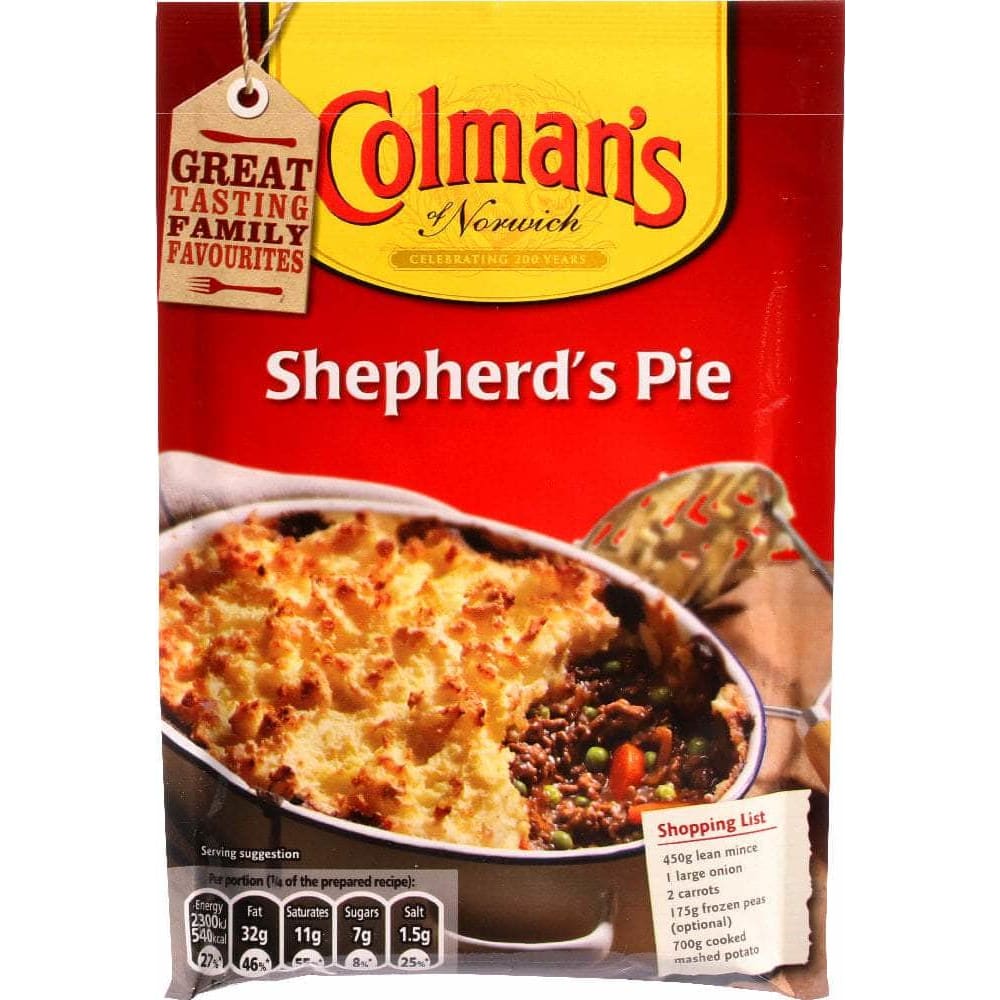 Colmans Colemans Mix Seasoning Sheperds Pie, 1.75 oz