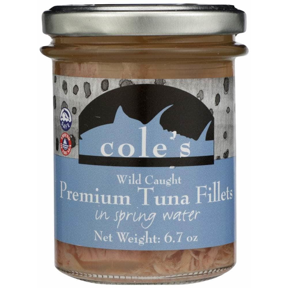 Coles Coles Tuna Fillets Spring Water Glass, 6.7 oz