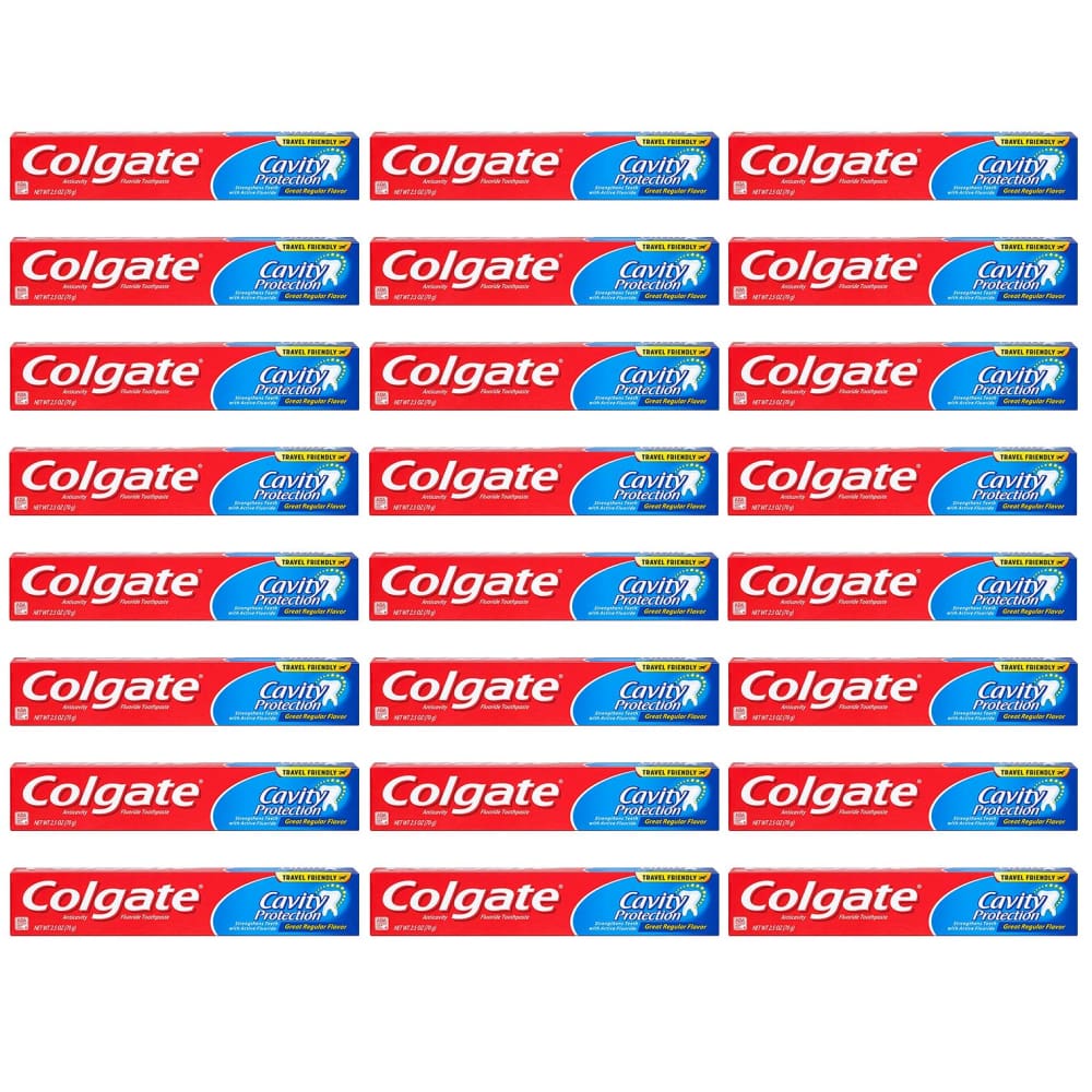 Colgate Cavity Protection 2.5oz Each - 24 Pack - Toothpaste - contarmarket