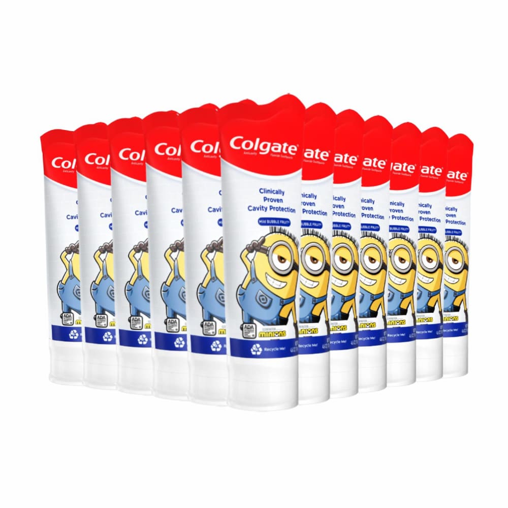 Colgate Colgate Kids Toothpaste with Anticavity Fluoride Minions 4.6 Oz - 12 pack - Toothpaste - Colgate