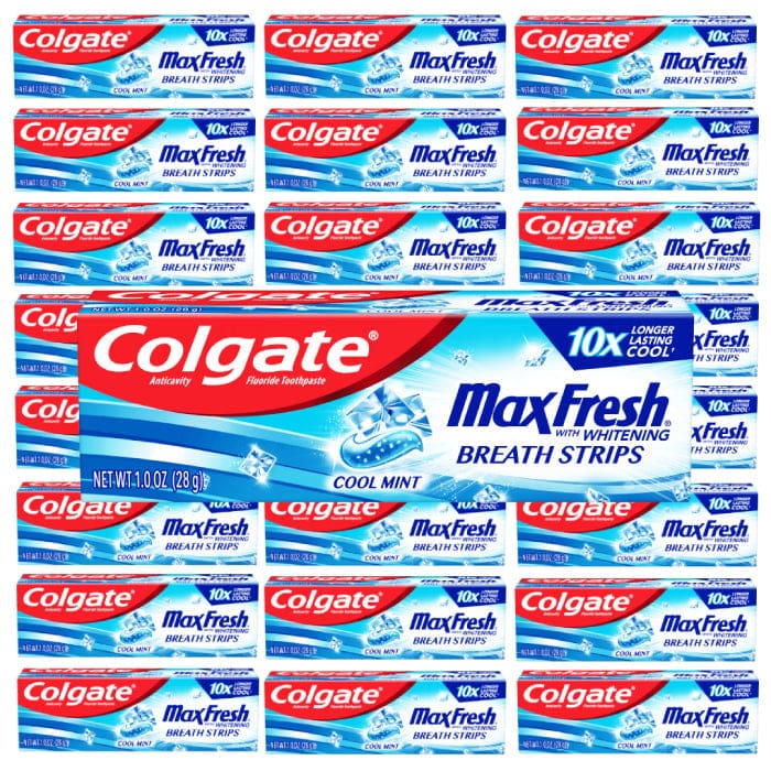 Colgate - Max Fresh Breath Strips Cool Mint - 1.0 oz - 24 Pack - Toothpaste - Colgate
