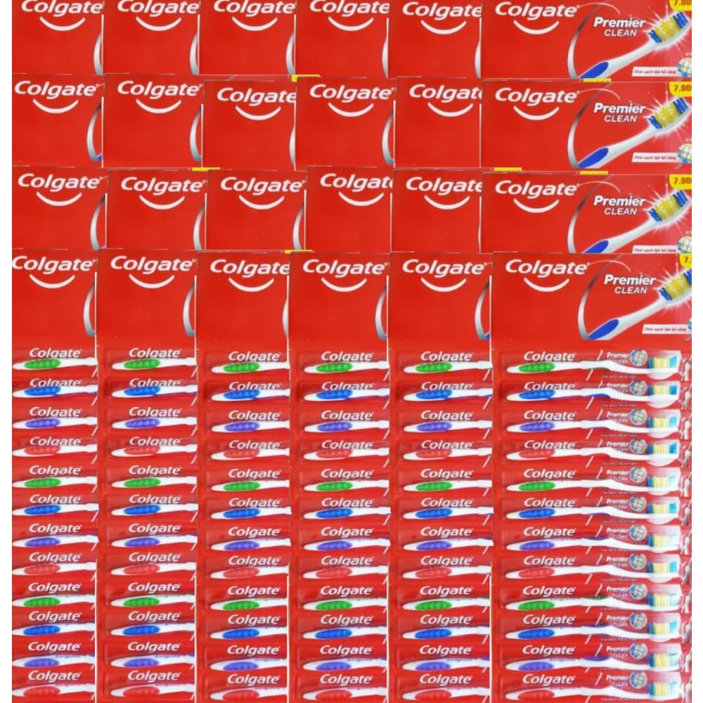 Colgate Premier Clean - Wholesale- 12 cts each - 24 packs (288 Toothbrushes) - Toothbrushes - Colgate