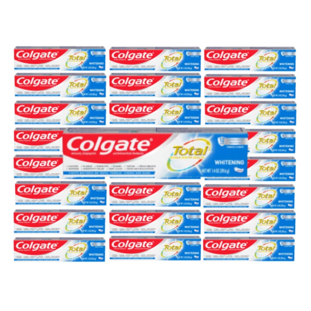 Colgate - Total Whitening - 1.4 oz - 24 Pack - Toothpaste - Colgate