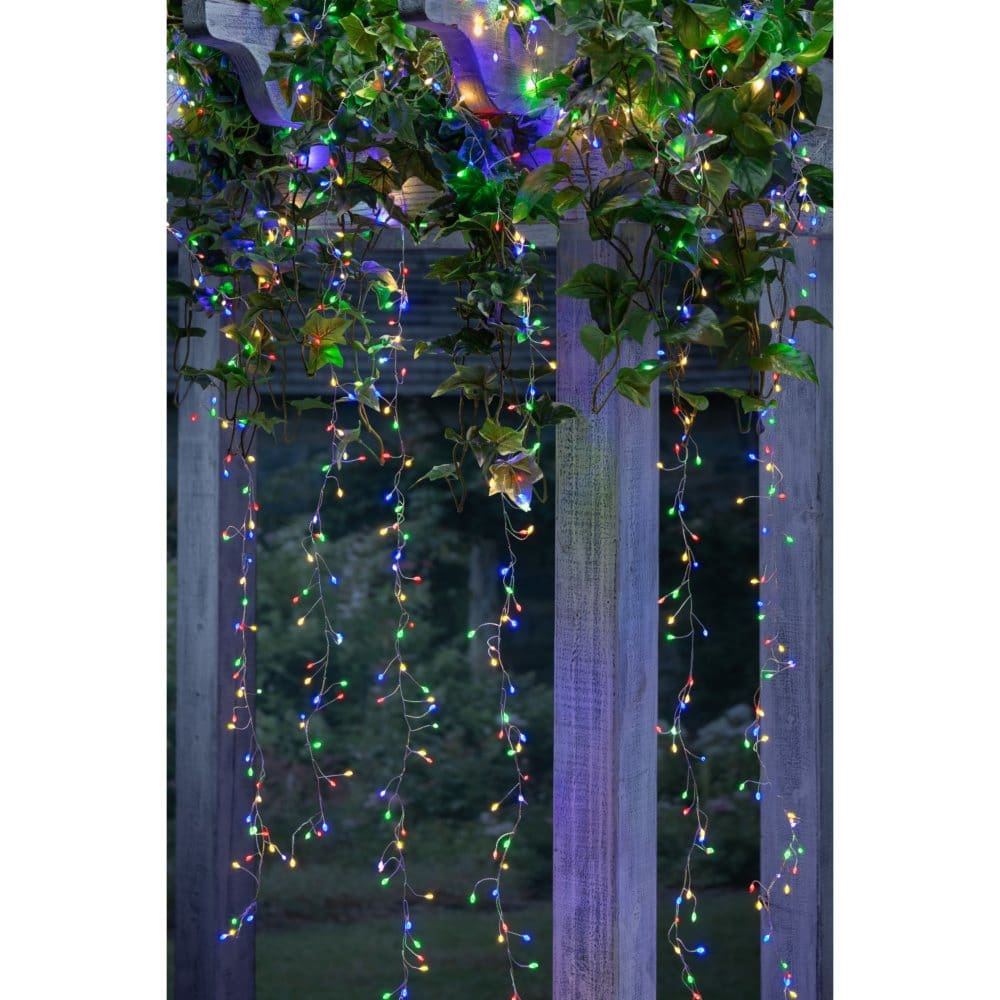 Color-Changing Firecracker Curtain Light 600 ct. - Outdoor Christmas Decor - ShelHealth