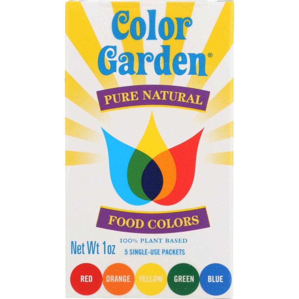Color Garden Color Garden Natural Food Color Multi 5pc, 1 oz