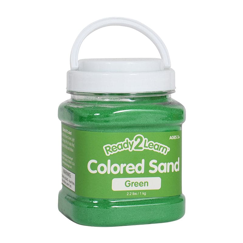 Colored Sand Green (Pack of 6) - Sand - Learning Advantage