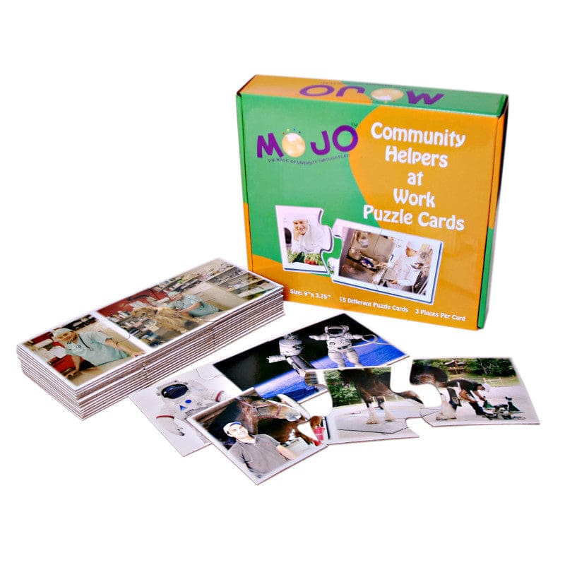 Community Helpers At Work Matching Puzzle Cards (Pack of 2) - Cultural Awareness - Mojo Education