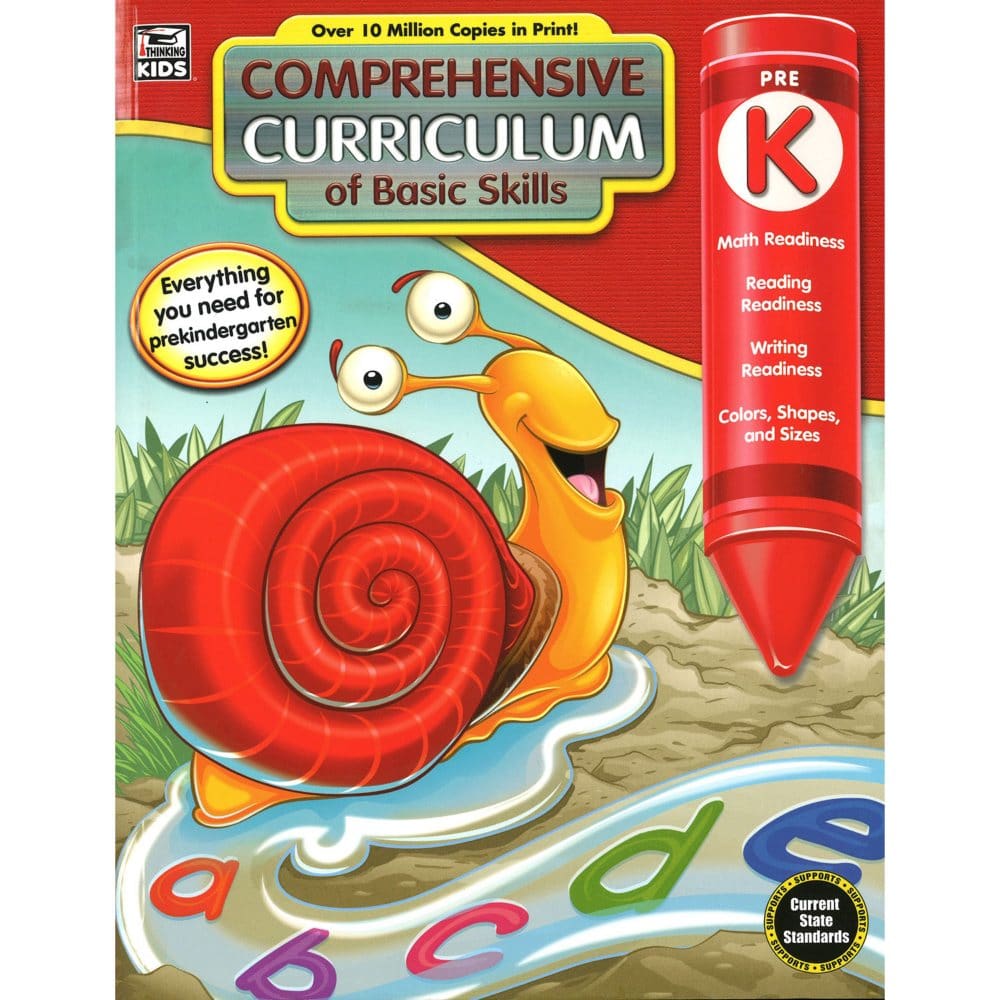 Comprehensive Curriculum of Basic Skills (Pre-K) - Kids Books - Comprehensive