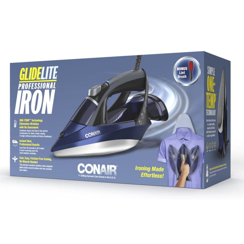 Conair Glidelite Iron Bonus GI605GDS - Laundry Organization - Conair
