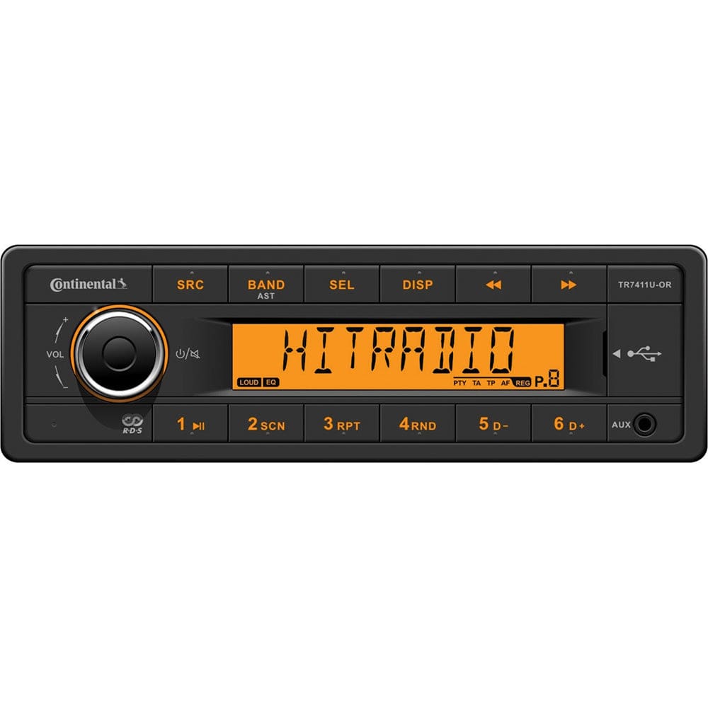 Continental Stereo w/ AM/ FM/ USB - Harness Included - 12V - Entertainment | Stereos - Continental