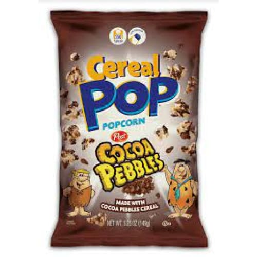 COOKIE POP POPCORN: Cereal Pop Cocoa Pebbles 5.25 OZ (Pack of 4) - Grocery > Snacks > Popcorn - COOKIE POP POPCORN