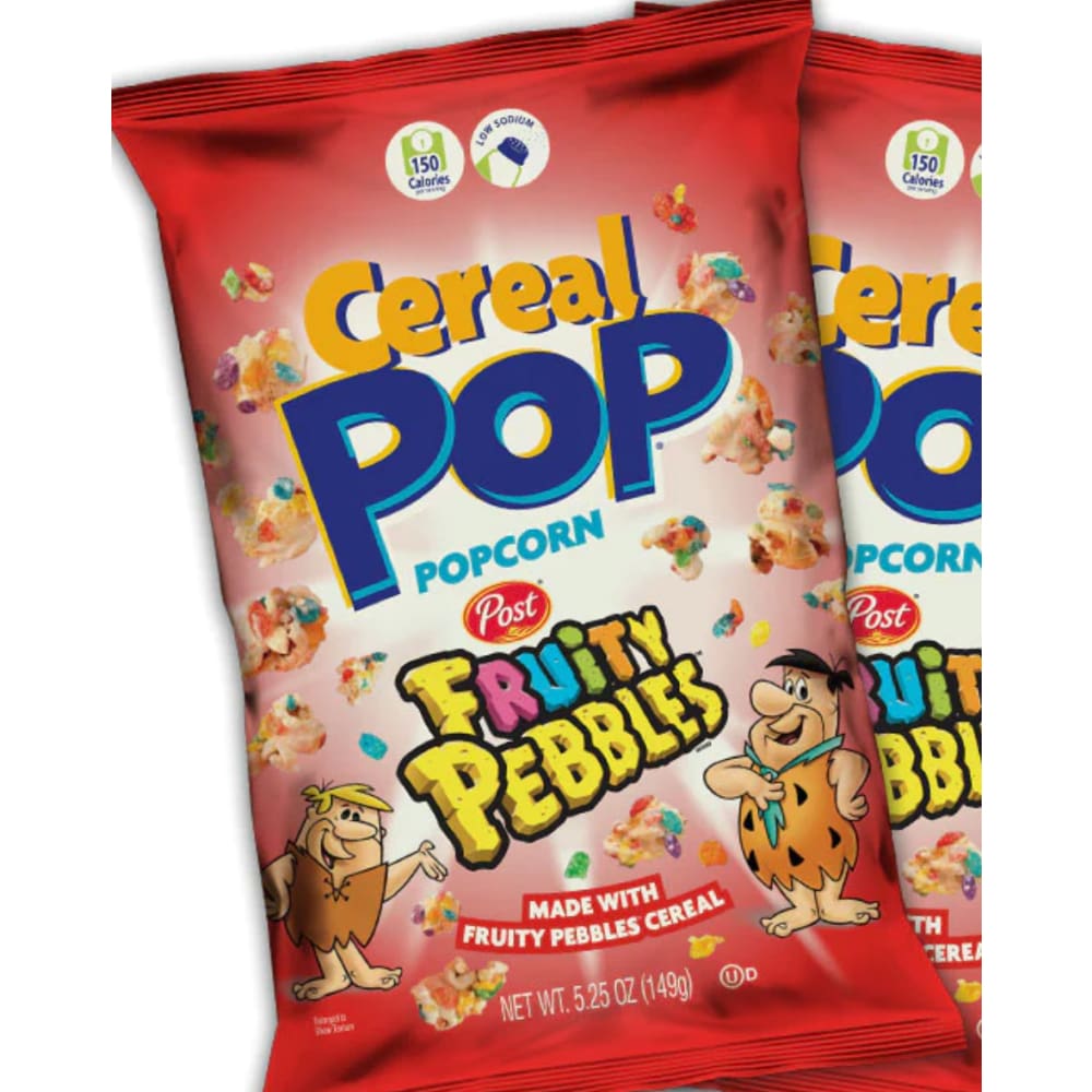 COOKIE POP POPCORN: Cereal Pop Fruty Pebbles 5.25 OZ (Pack of 4) - Grocery > Snacks > Popcorn - COOKIE POP POPCORN