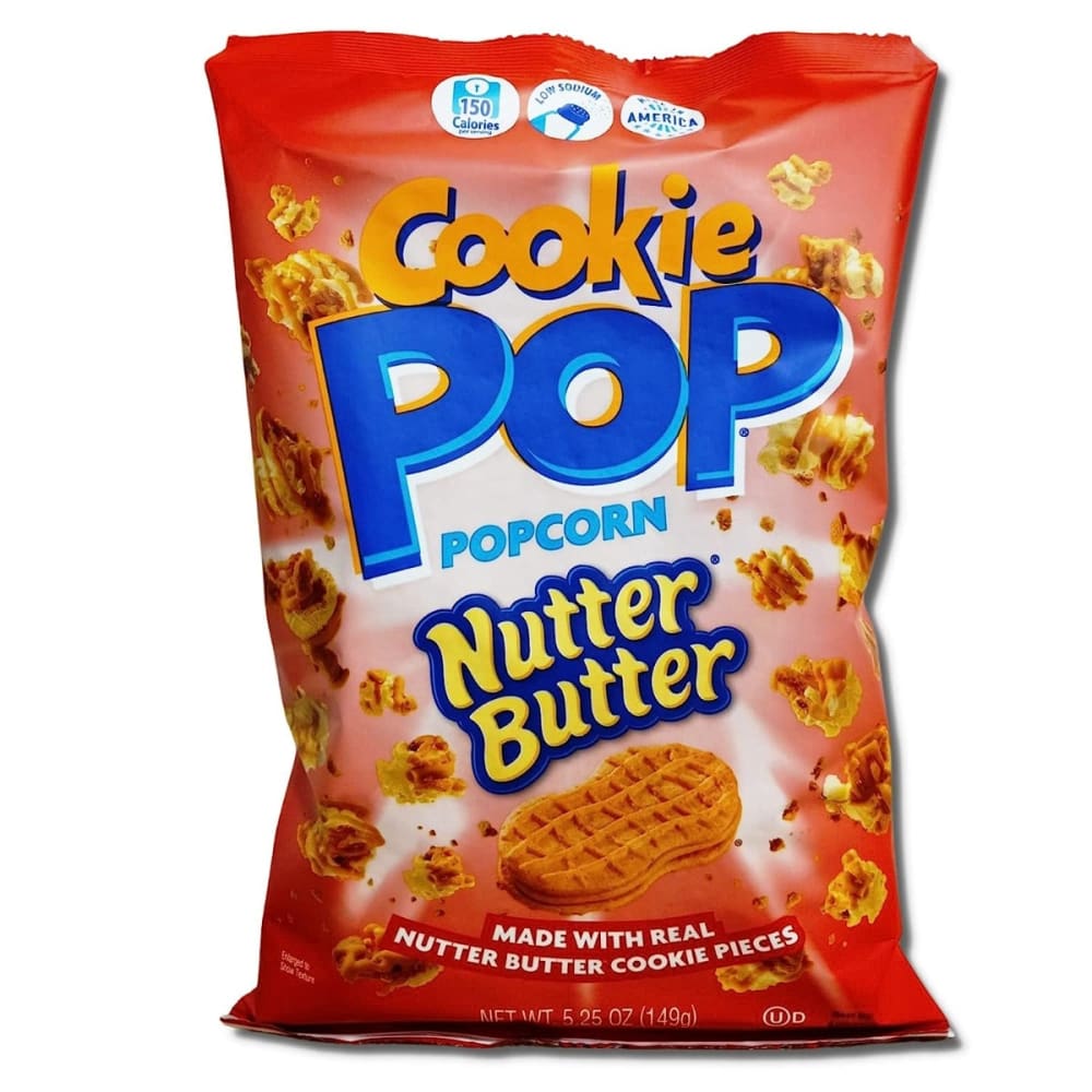 COOKIE POP POPCORN: Cookie Pop Nutter Butter 5.25 OZ (Pack of 5) - Grocery > Snacks > Popcorn - COOKIE POP POPCORN