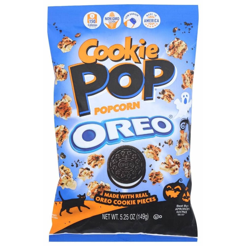 COOKIE POP POPCORN Grocery > Snacks > Popcorn COOKIE POP POPCORN Oreo Cookie Pop Popcorn Halloween Edition, 5.25 oz