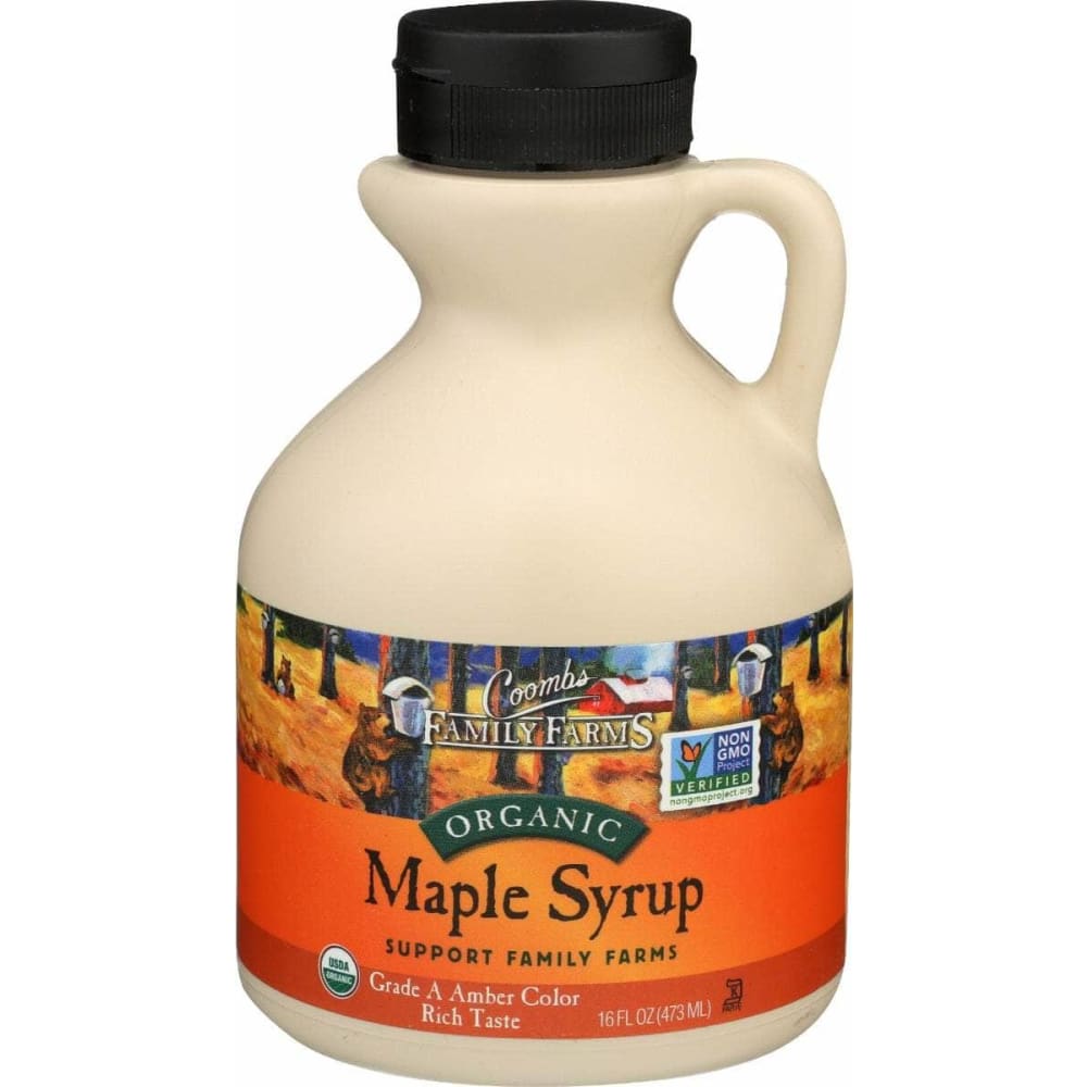 COOMBS FAMILY FARMS COOMBS FAMILY FARMS Grade A Amber Color Rich Taste Organic Maple Syrup, 16 oz