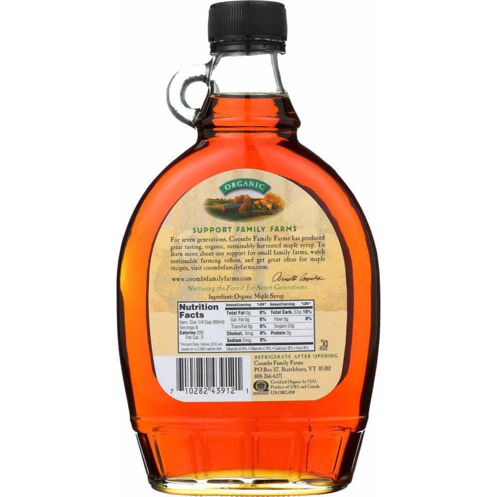 Coombs Family Farms Coombs Family Farms Organic Maple Syrup, 12 oz