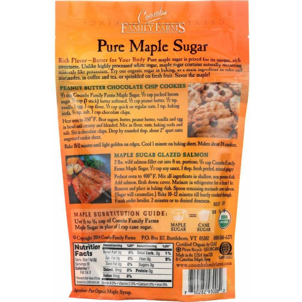 Coombs Family Farms Coombs Family Farms Organic Pure Maple Sugar, 6 oz