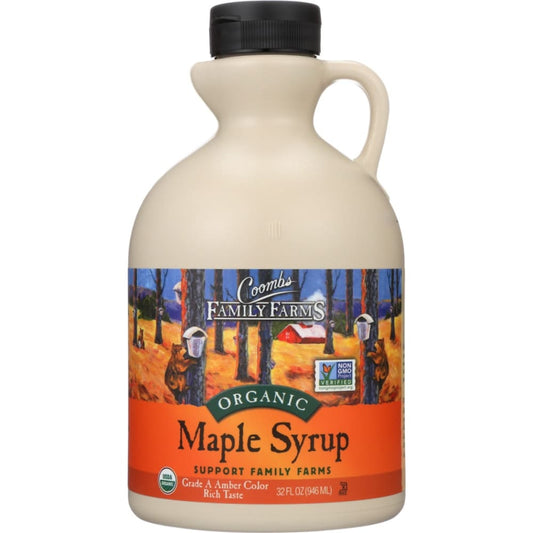 COOMBS FAMILY FARMS: Syrup Mpl Amber Taste Jug 32 OZ - Breakfast > Breakfast Syrups - COOMBS FAMILY FARMS