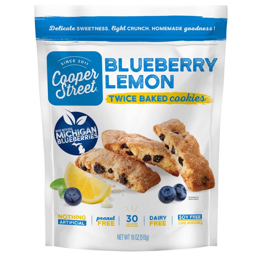 Cooper Street Blueberry Lemon Cookies (18 oz.) - Buns Breads & Rolls - ShelHealth