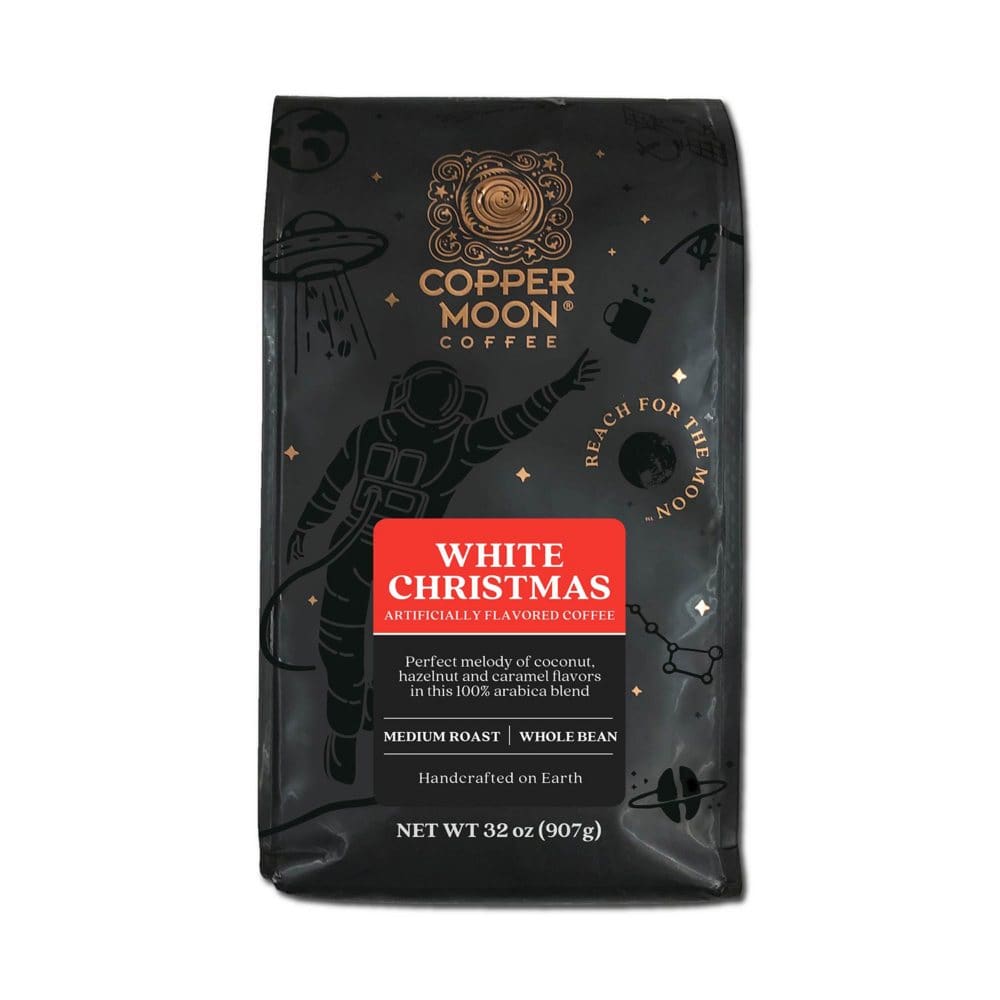 Copper Moon Coffee Whole Bean White Christmas (32 oz.) - New Items - ShelHealth