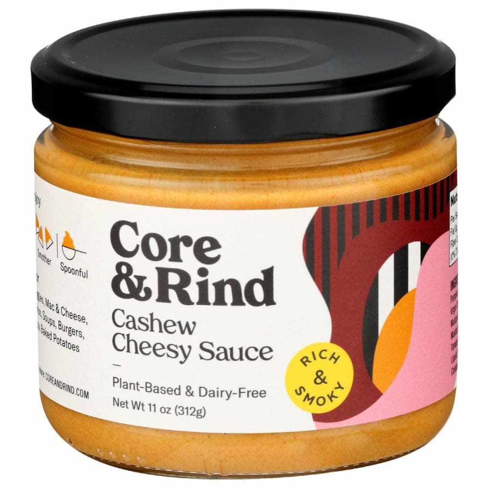 CORE AND RIND Grocery > Meal Ingredients > Sauces CORE AND RIND: Rich And Smoky Cashew Cheesy Sauce, 11 oz