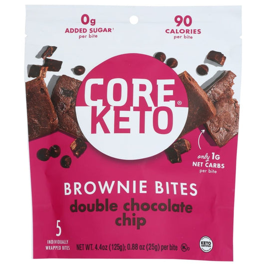 CORE FOODS: Bites Brwni Dbl Cho Chp 4.4 oz (Pack of 3) - Grocery > Chocolate Desserts and Sweets > Pastries - CORE FOODS