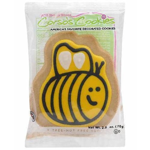 CORSOS COOKIES Grocery > Snacks > Cookies CORSOS COOKIES: Bumble Bee Decorated Cookies, 2.5 oz