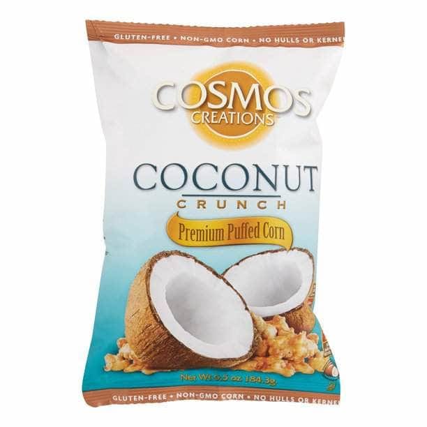 COSMOS CREATIONS Grocery > Snacks > Chips > Puffed Snacks COSMOS CREATIONS: Coconut Crunch Premium Puffed Corn, 6.5 oz