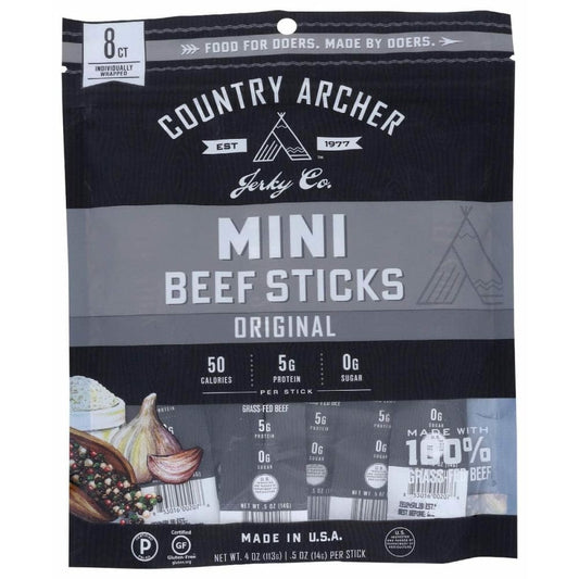 COUNTRY ARCHER Country Archer Beef Stick Original Mini, 4 Oz