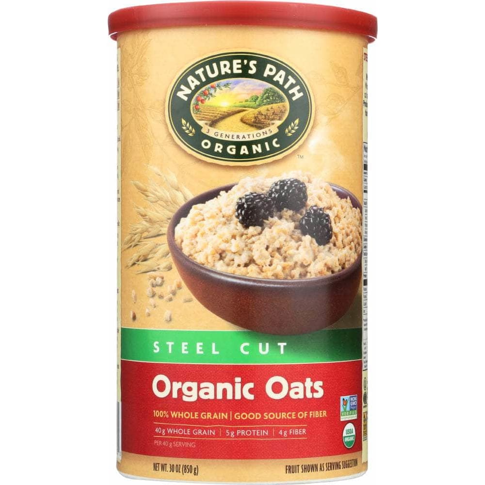 Natures Path Country Choice Organic Oven Toasted Oats Steel Cut, 30 oz