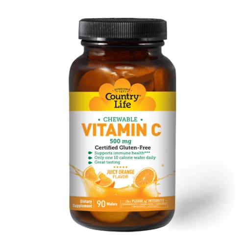 COUNTRY LIFE COUNTRY LIFE Wafer Vitamin C 500Mg, 90 tb
