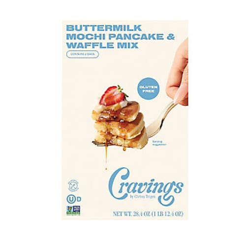 Cravings By Chrissy Teigen Buttermilk Mochi Pancake & Waffle Mix 2 pk./14.2 oz. - Home/Grocery/Breakfast/Breakfast Mixes Syrup & Honey/ -