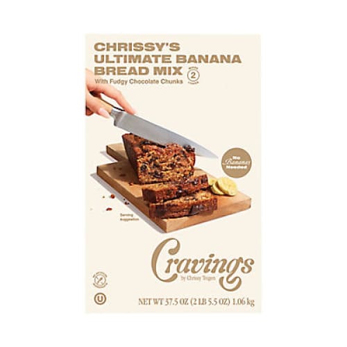 Cravings By Chrissy Teigen Chrissy’s Ultimate Banana Bread Mix 37.5 oz. - Home/Seasonal/Holiday/Holiday Grocery/ - Cravings By Chrissy