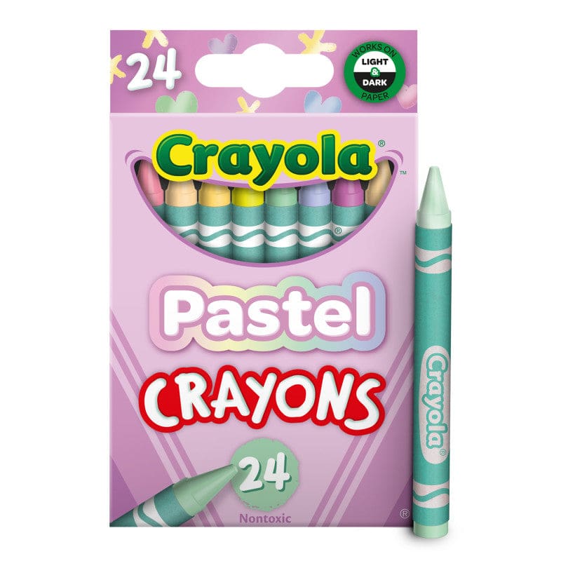 Crayola Pastel Crayons 24 Colors (Pack of 10) - Crayons - Crayola