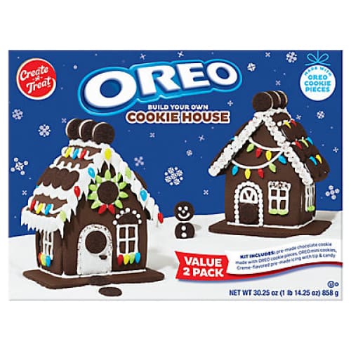 Create a Treat OREO Christmas Chocolate Cookie House Kit - Home/Promotions/Buy More Save More/Save on Cookies & Crackers/ - ShelHealth