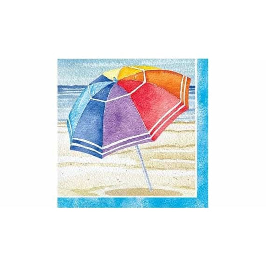 CREATIVE CONVERTING CREATIVE CONVERTING Beach Umbrella Beverage Napkin, 16 ea