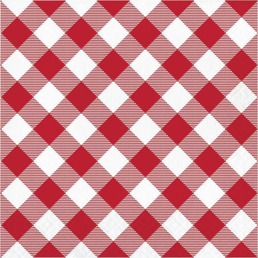 CREATIVE CONVERTING CREATIVE CONVERTING Gingham Classic Luncheon Napkin, 16 ea