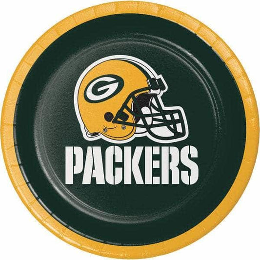 CREATIVE CONVERTING CREATIVE CONVERTING Green Bay Packers Luncheon Plate, 8 ea