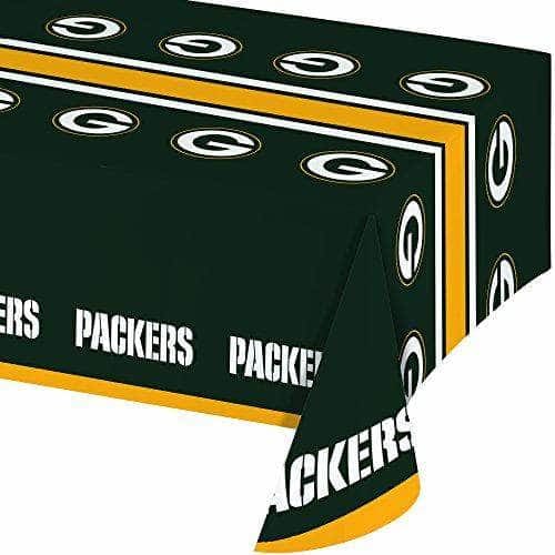 CREATIVE CONVERTING CREATIVE CONVERTING Green Bay Packers Table Cover, 1 ea