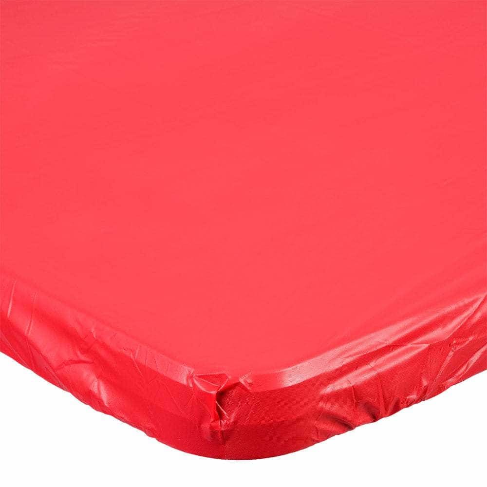 CREATIVE CONVERTING CREATIVE CONVERTING Stay Put Real Red Rectangular Plastic Tablecloth, 1 ea