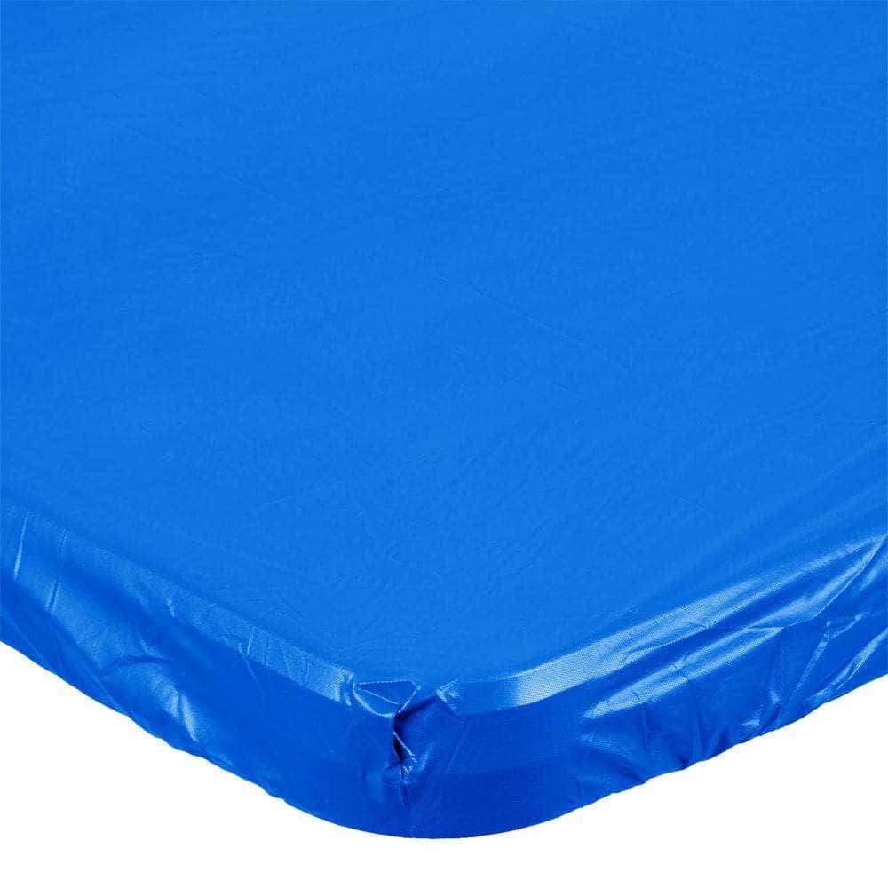 CREATIVE CONVERTING CREATIVE CONVERTING Stay Put Royal Blue Rectangular Plastic Tablecloth, 1 ea
