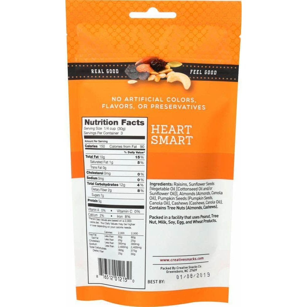 Creative Snacks Creative Snack Heart Smart Mix Nuts, 3.5 oz