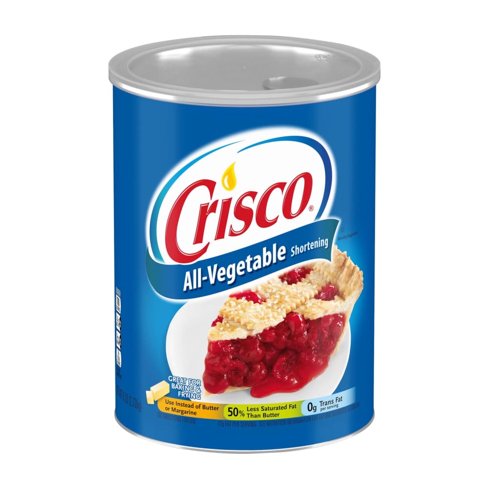 Crisco All Vegetable Shortening 6 lbs. - Home/Grocery Household & Pet/Canned & Packaged Food/Baking & Cooking Needs/Baking Soda Powder &