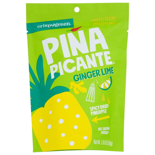 CRISPY GREEN: Lime Ginger Pina Picante 1.76 oz (Pack of 5) - Grocery > Snacks > Fruit Snacks - CRISPY GREEN