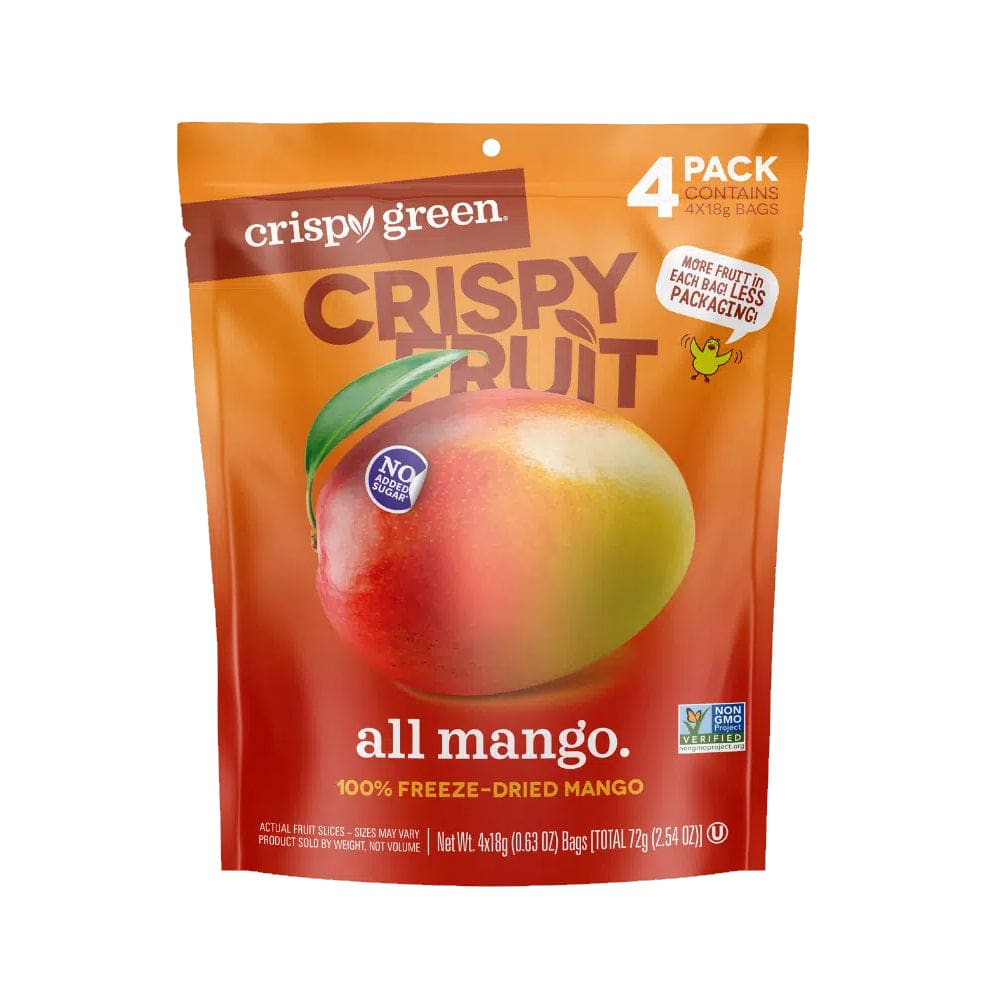 CRISPY GREEN: Mango Dried 2.54 OZ (Pack of 3) - Fruit Snacks - CRISPY GREEN
